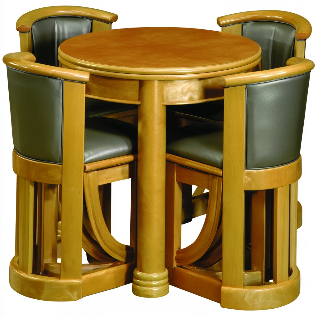 Eettafel van hout, kleur lichtbruin
