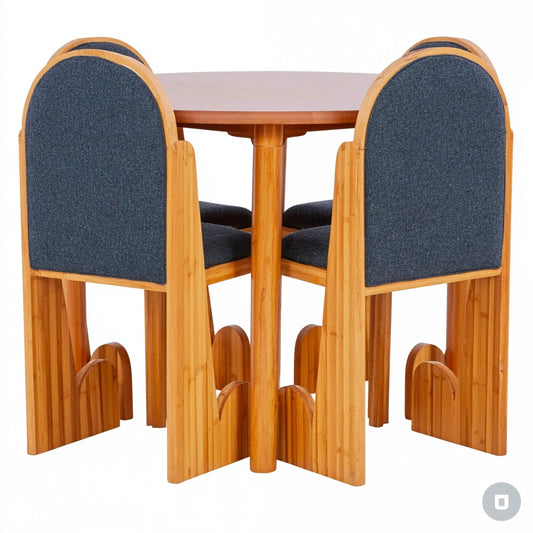 Eettafel van hout, kleur lichtbruin